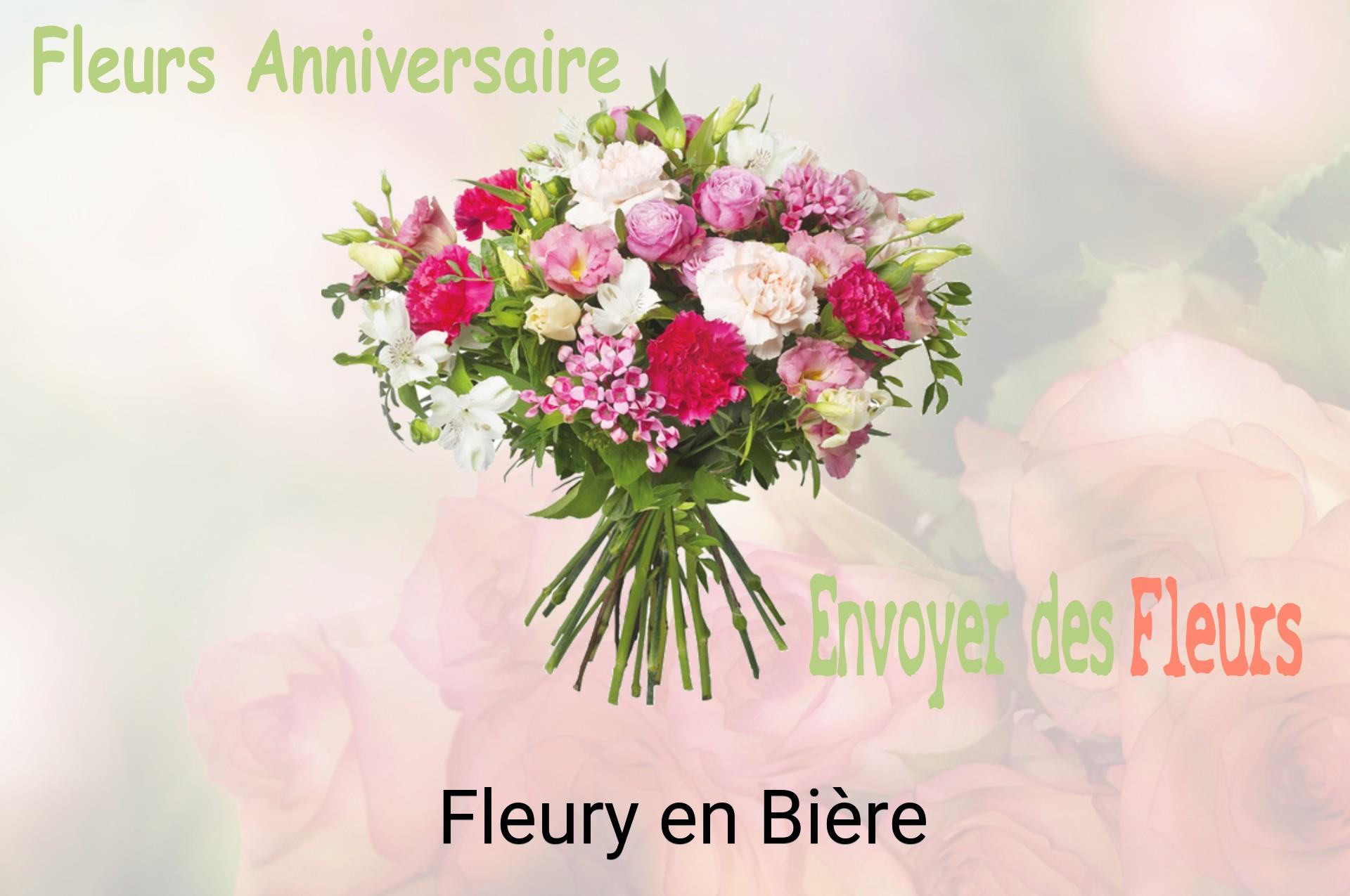 Bouquet de fleurs d’anniversaire livré à Fleury-en-Bière