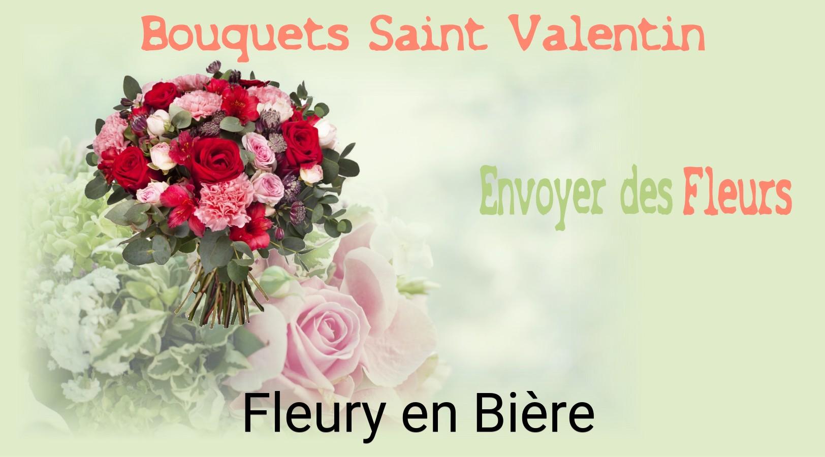 Roses de Saint-Valentin livrées à Fleury-en-Bière
